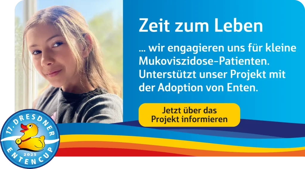 Banner zum enten-Cup 2025: Unterstütze ­unser Projekt mit der Adoption ­einer Ente.