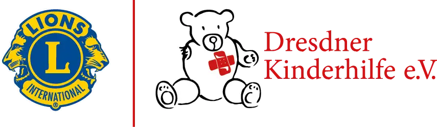 Logos vom Lions-Club und der Dresdner Kinderhilfe e.V.
